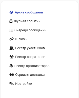 Рисунок 4.3. Панель разделов